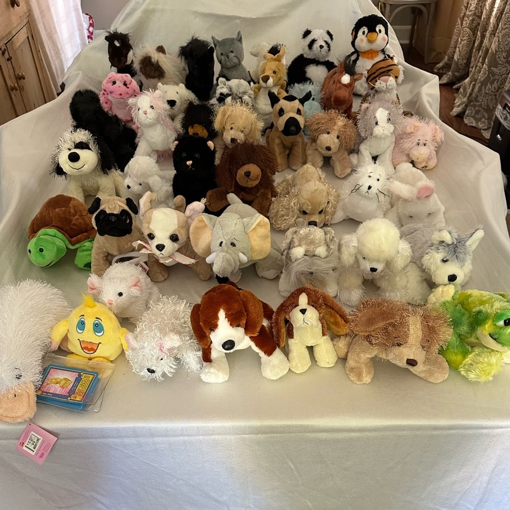 44 Webkinz Collection with trading cards + Clothes
